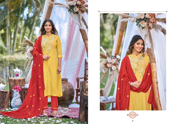 Kalaroop Rangat Cryon Viscose Readymade Suits Catalog
